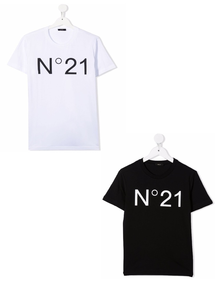 N21 키즈 로고 프린트 티셔츠 N21173N0153